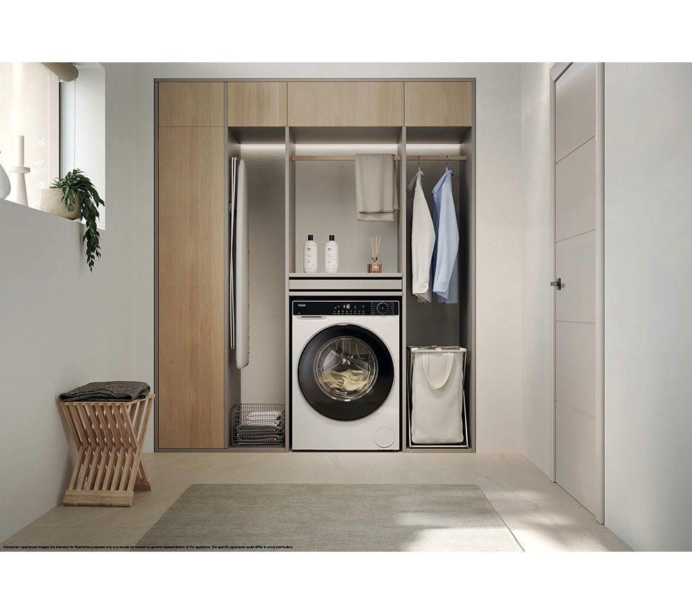 HAIER X Series 5 HW100-B14357UUK WiFi-enabled 10 kg 1400 Spin Washing Machine - White image number 26 of 42