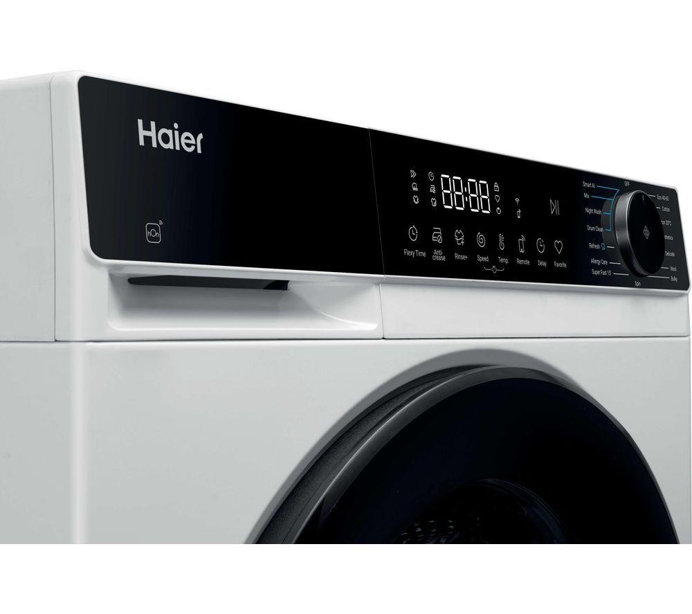 HAIER X Series 5 HW100-B14357UUK WiFi-enabled 10 kg 1400 Spin Washing Machine - White image number 40 of 42