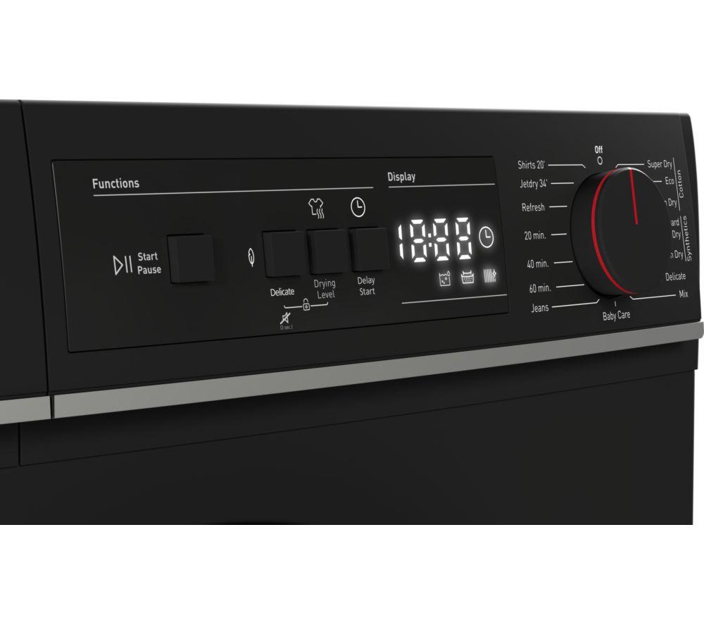 SHARP KD-NHA0S6GM1D-EN 10 kg Heat Pump Tumble Dryer - Matte Black image number 11 of 11