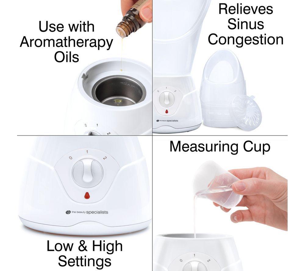 RIO Facial Sauna with Steam Inhaler - White image number 2 of 3