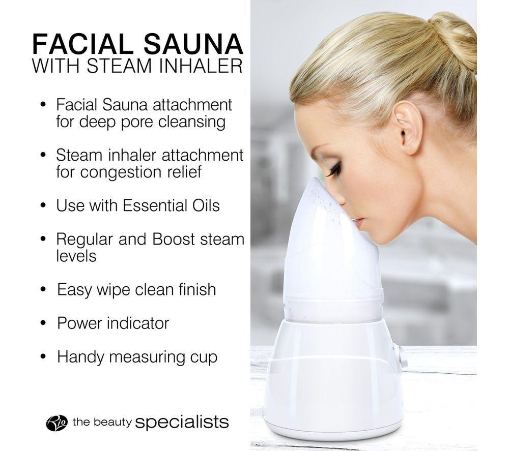 RIO Facial Sauna with Steam Inhaler - White image number 3 of 3