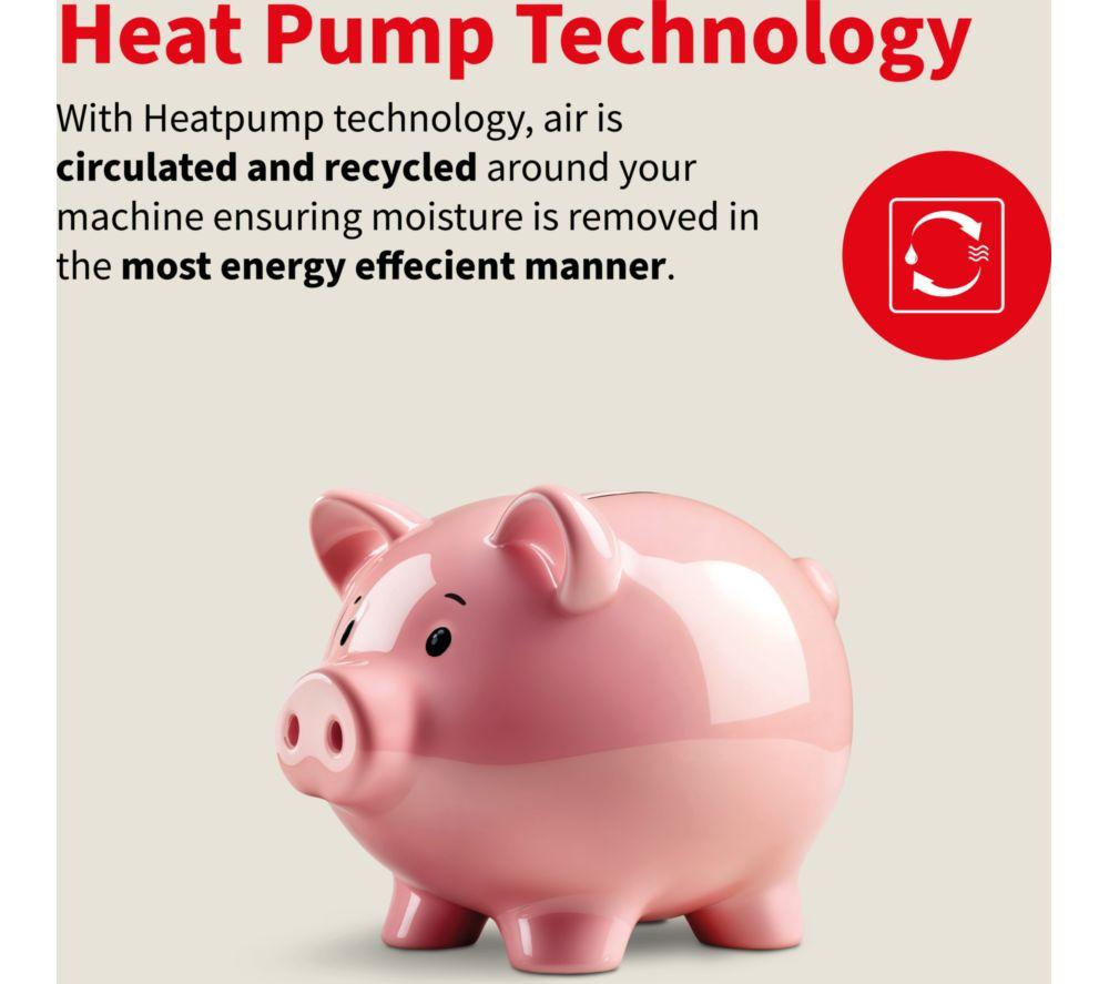 SHARP KD-NHB0S9GWD-EN 10 kg Heat Pump Tumble Dryer - White image number 4 of 12