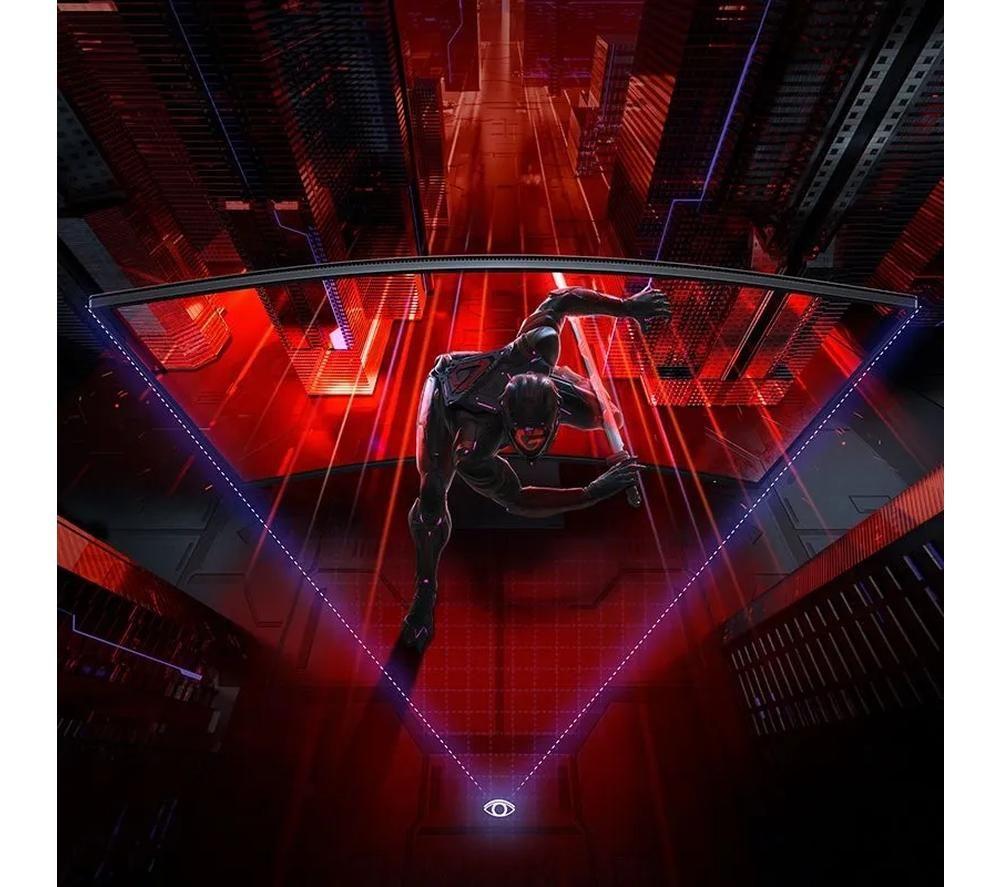 XIAOMI G34WQi Wide Quad HD 34" Curved LED Gaming Monitor - Black image number 4 of 9