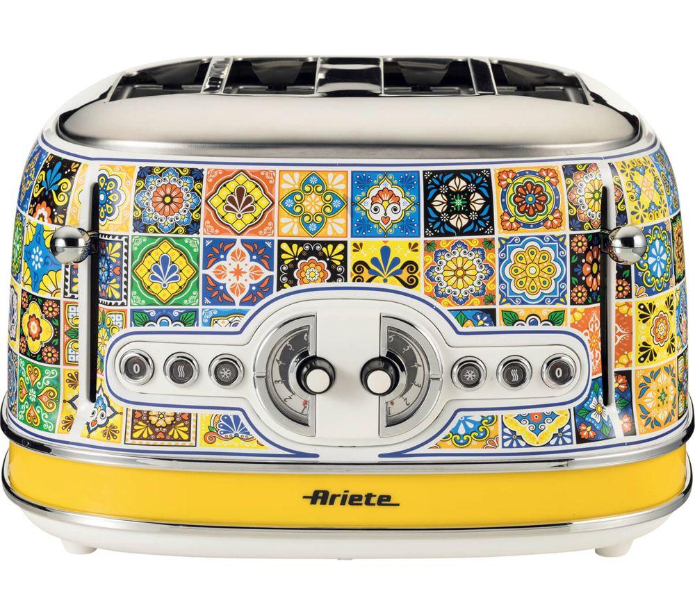 ARIETE Positano ARPK51 4-Slice Toaster & Kettle Bundle - Multicolour image number 2 of 6