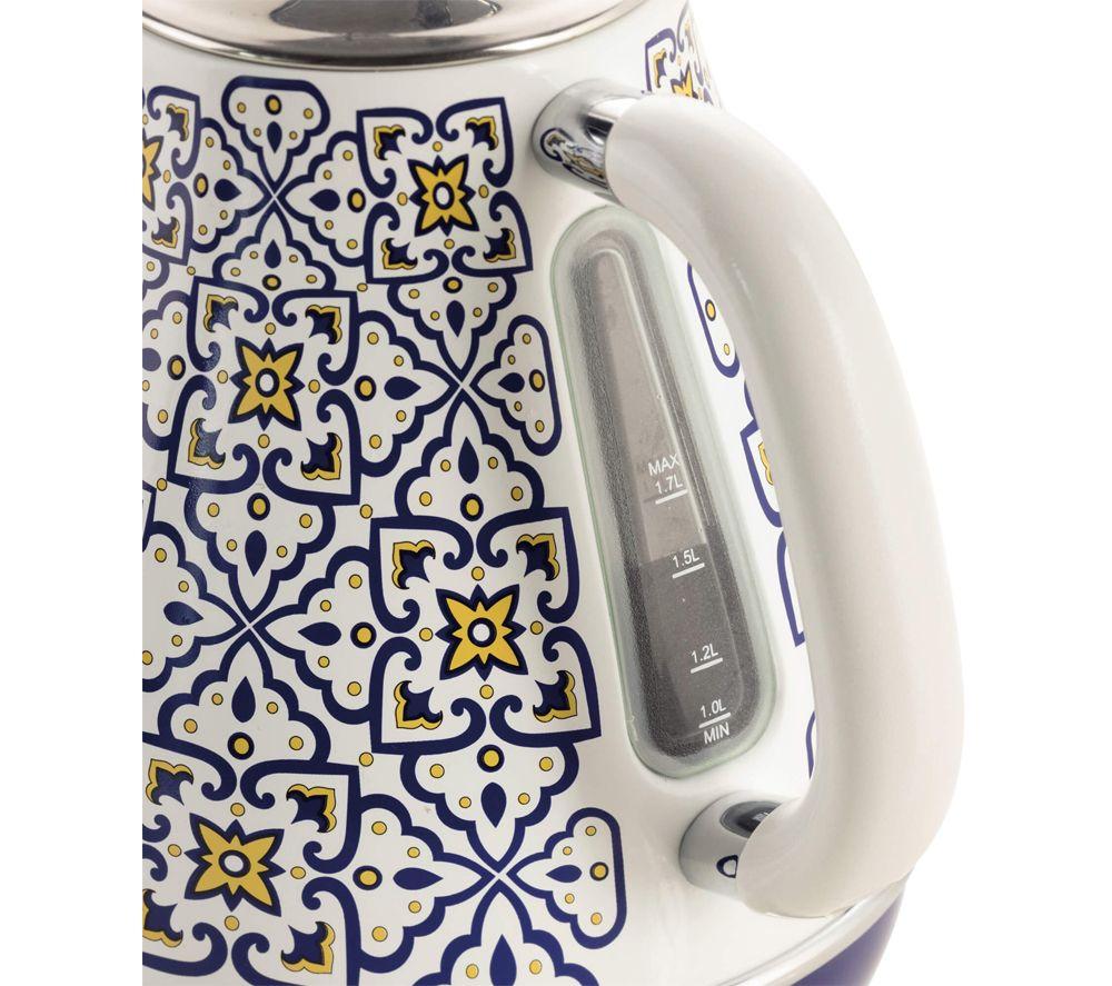 ARIETE Capri ARPK53 2-Slice Toaster & Kettle Bundle - Blue & White image number 4 of 6