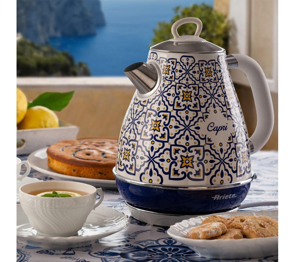 ARIETE Capri ARPK54 4-Slice Toaster & Kettle Bundle - Blue & White image number 2 of 6