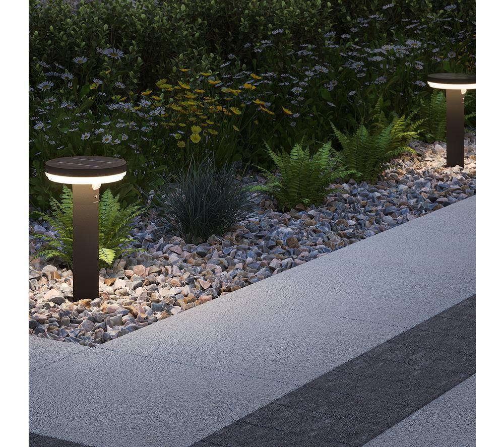 4LITE Antheia Solar Garden Spike Light - Pack of 3 image number 2 of 6