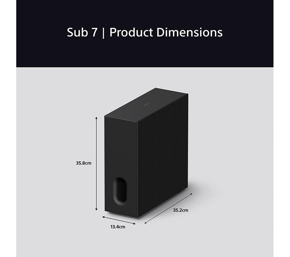 SONY BRAVIA Theatre Sub 7 SASW7 Wireless Subwoofer image number 5 of 7