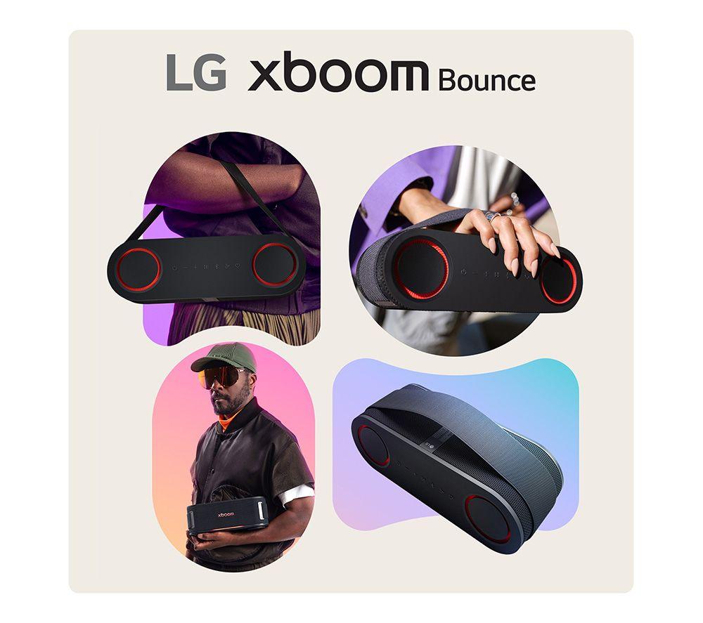 LG xboom Bounce Portable Bluetooth Speaker - Black image number 7 of 11