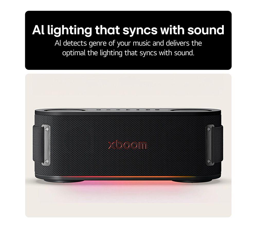 LG xboom Bounce Portable Bluetooth Speaker - Black image number 9 of 11