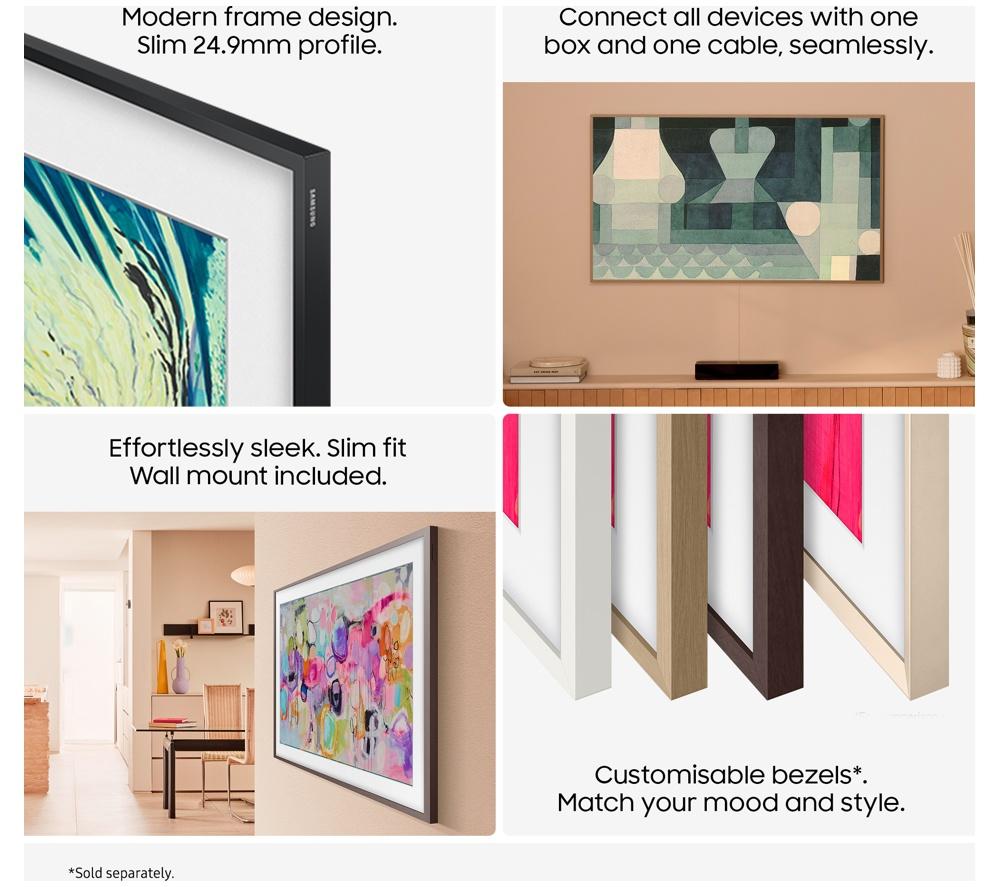 SAMSUNG The Frame (2025) 43" QLED 4K Art Mode Smart AI TV with Slim Fit Wall Mount - QE43LS03FA image number 4 of 14