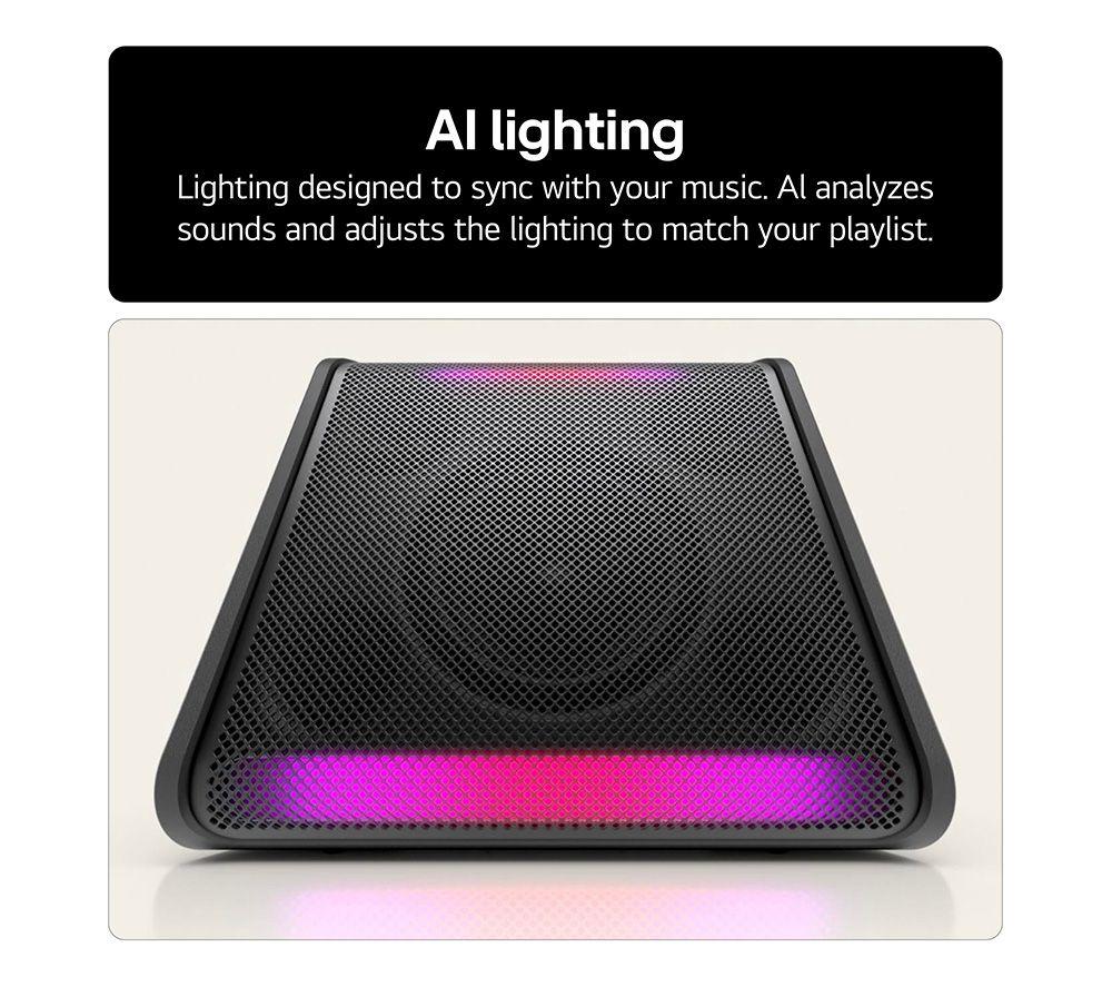 LG xboom Stage 301 Bluetooth Megasound Party Speakers - Black image number 6 of 12