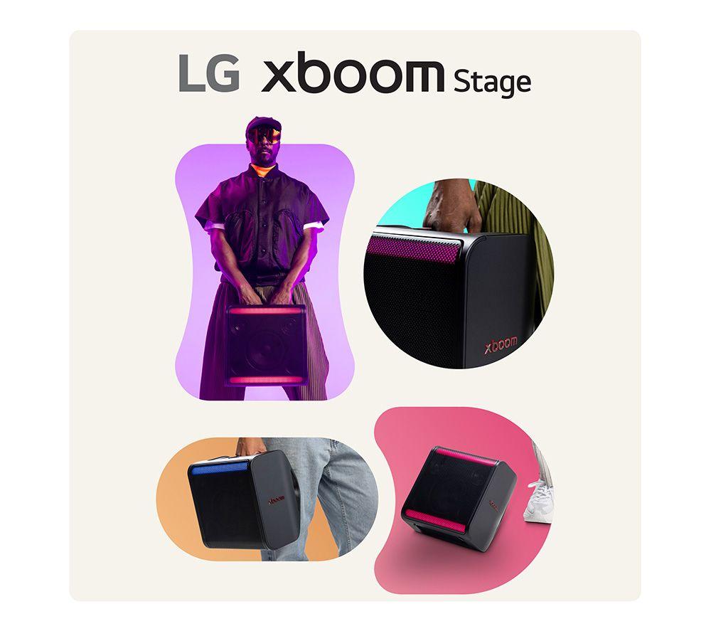 LG xboom Stage 301 Bluetooth Megasound Party Speakers - Black image number 9 of 12
