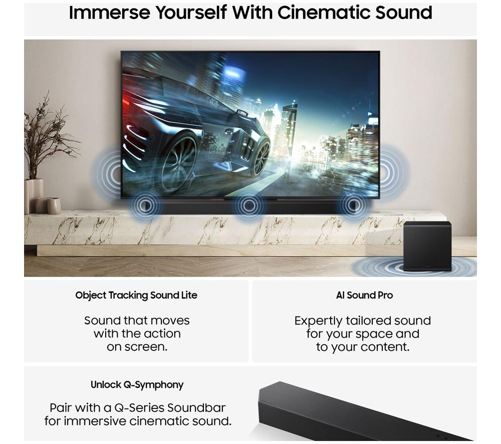 SAMSUNG QN70F 85" Neo QLED 4K Mini LED Vision AI Smart TV 2025 - QE85QN70F image number 4 of 20