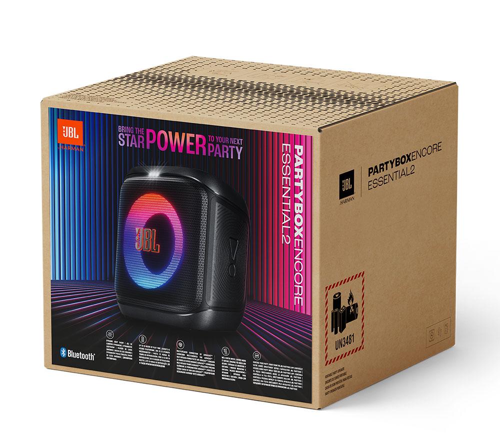 JBL PartyBox Encore Essential 2 Bluetooth Megasound Party Speaker - Black image number 5 of 7