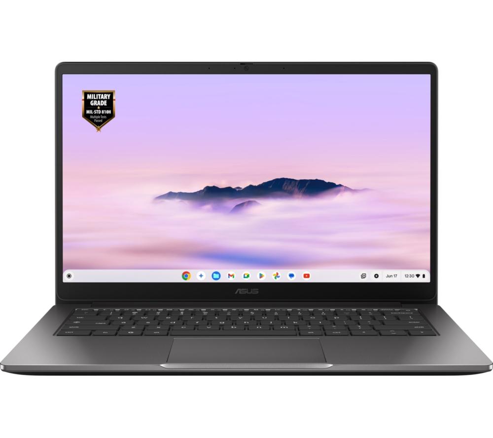 ASUS Chromebook Plus CX14 14"- Intel Core 3, 128 GB eMMC, Grey