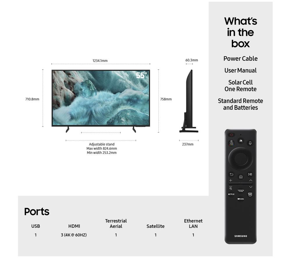 SAMSUNG Q7F 55" QLED 4K Vision AI Smart TV 2025 - QE55Q7F image number 7 of 11