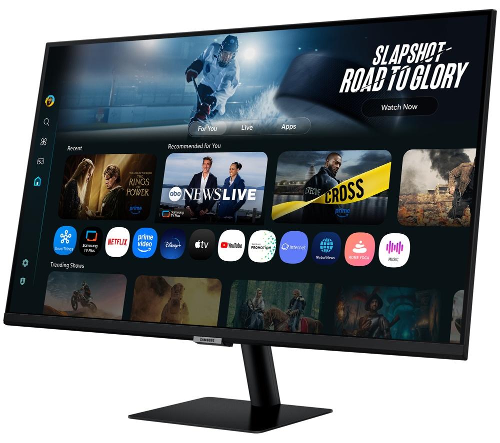 SAMSUNG M7 32" 4K Smart Monitor with Speakers & Remote - LS32FM702UUXXU image number 2 of 7