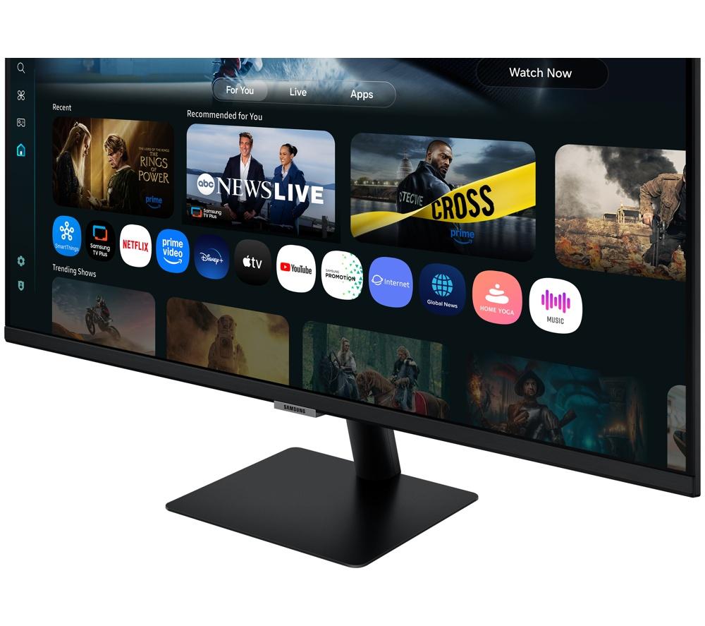 SAMSUNG M7 32" 4K Smart Monitor with Speakers & Remote - LS32FM702UUXXU image number 5 of 7