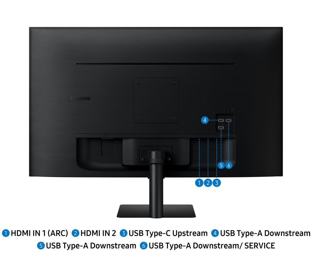 SAMSUNG M7 32" 4K Smart Monitor with Speakers & Remote - LS32FM702UUXXU image number 7 of 7