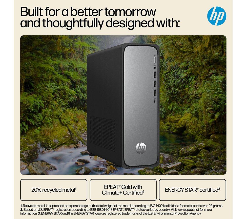HP OmniDesk Slim S03-0005na Desktop PC - Intel&reg; 300, 256 GB SSD, Black image number 9 of 21