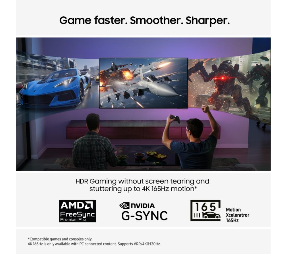 SAMSUNG S95F 77" OLED Glare Free 4K Vision AI Smart TV 2025 - QE77S95F