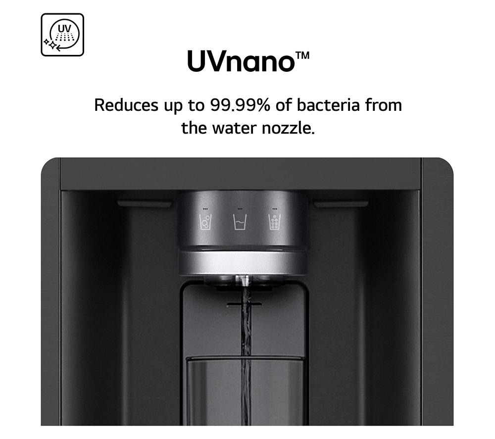 LG CraftIce InstaView GMG96CRAFT American-style Smart Fridge Freezer - Essence Black Steel image number 7 of 20