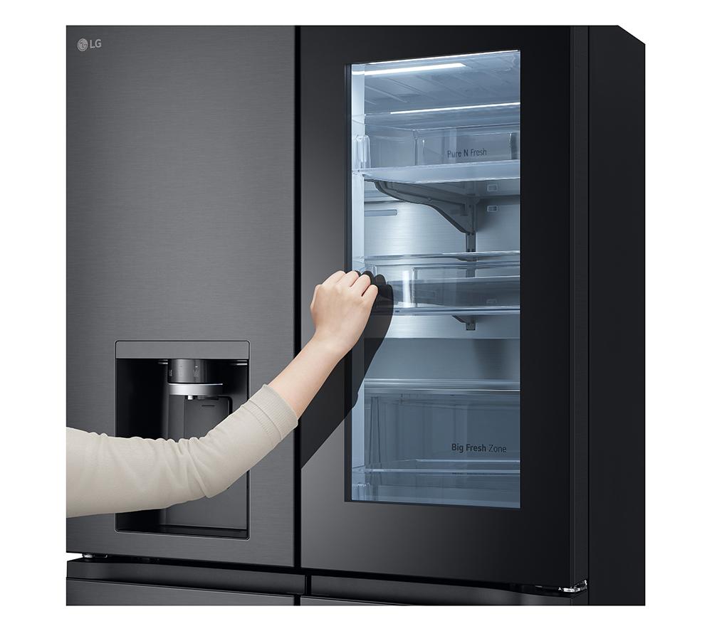 LG CraftIce InstaView GMG96CRAFT American-style Smart Fridge Freezer - Essence Black Steel image number 13 of 20