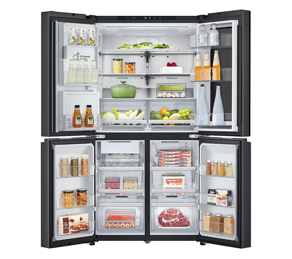 LG CraftIce InstaView GMG96CRAFT American-style Smart Fridge Freezer - Essence Black Steel image number 14 of 20