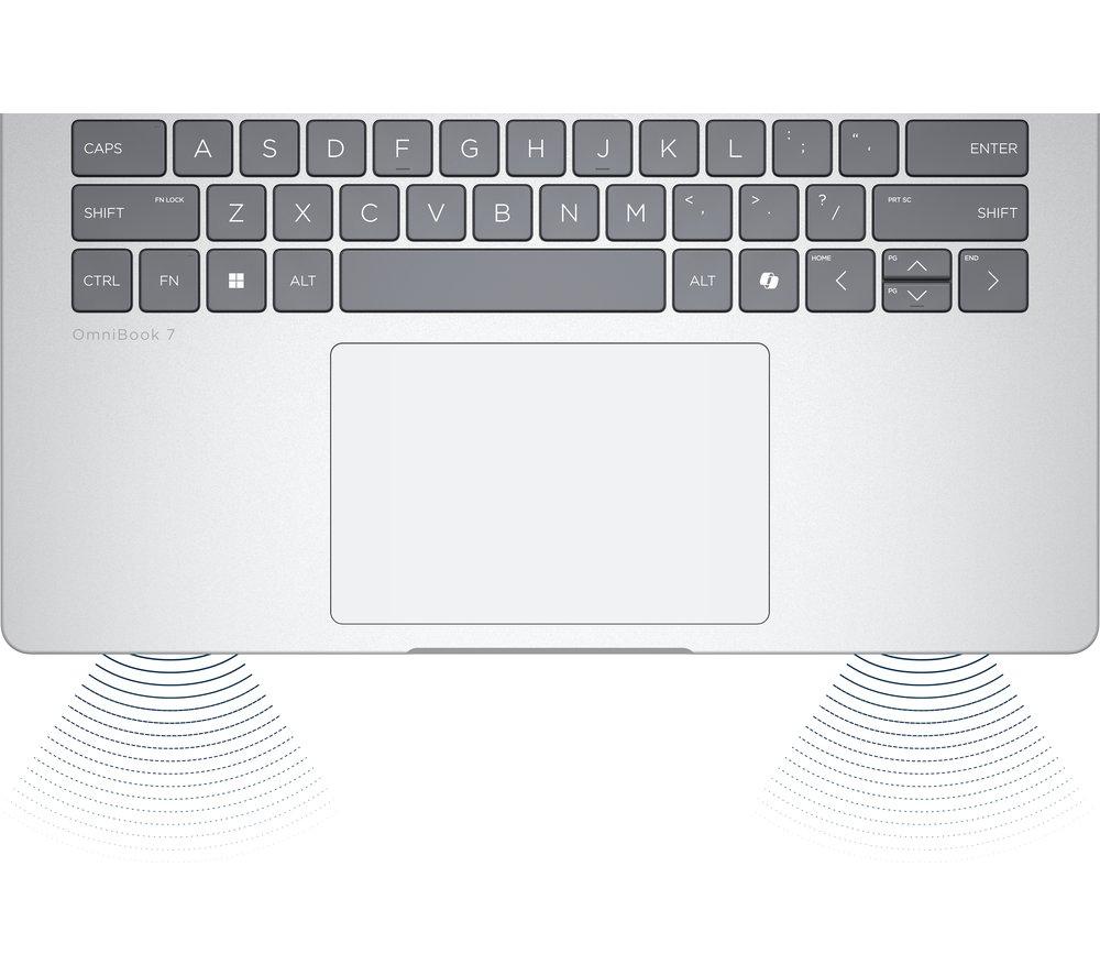 HP OmniBook 7 AI 14" Laptop - Intel&reg; Core&trade; Ultra 7, 1 TB SSD, Silver image number 22 of 31