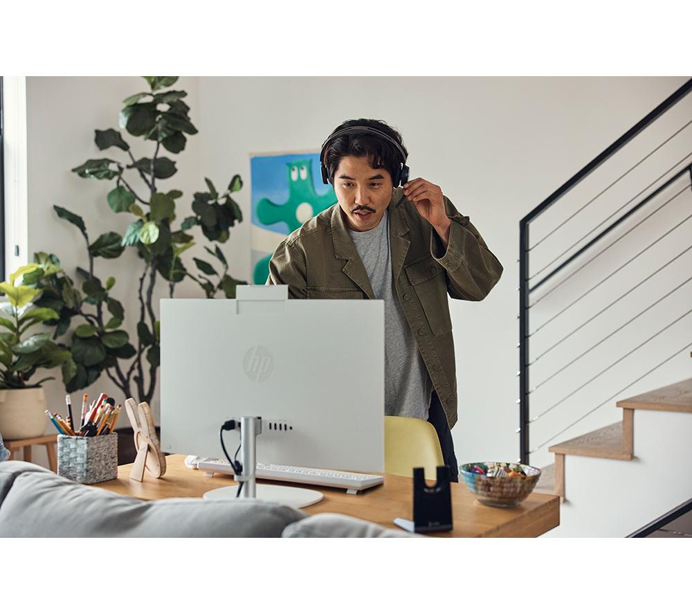 HP 24-cr0048na 23.8" All-in-One PC - Intel&reg; Core&trade; i5, 1 TB SSD, White image number 14 of 20