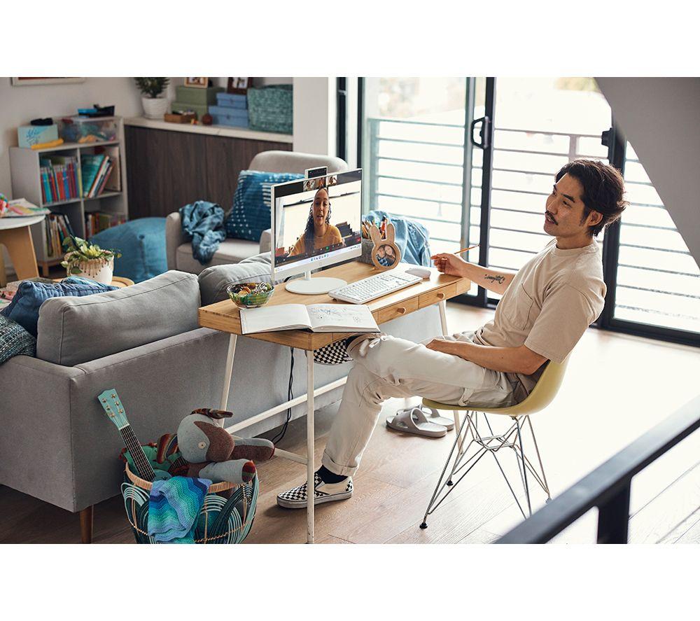 HP 24-cr0048na 23.8" All-in-One PC - Intel&reg; Core&trade; i5, 1 TB SSD, White image number 24 of 29