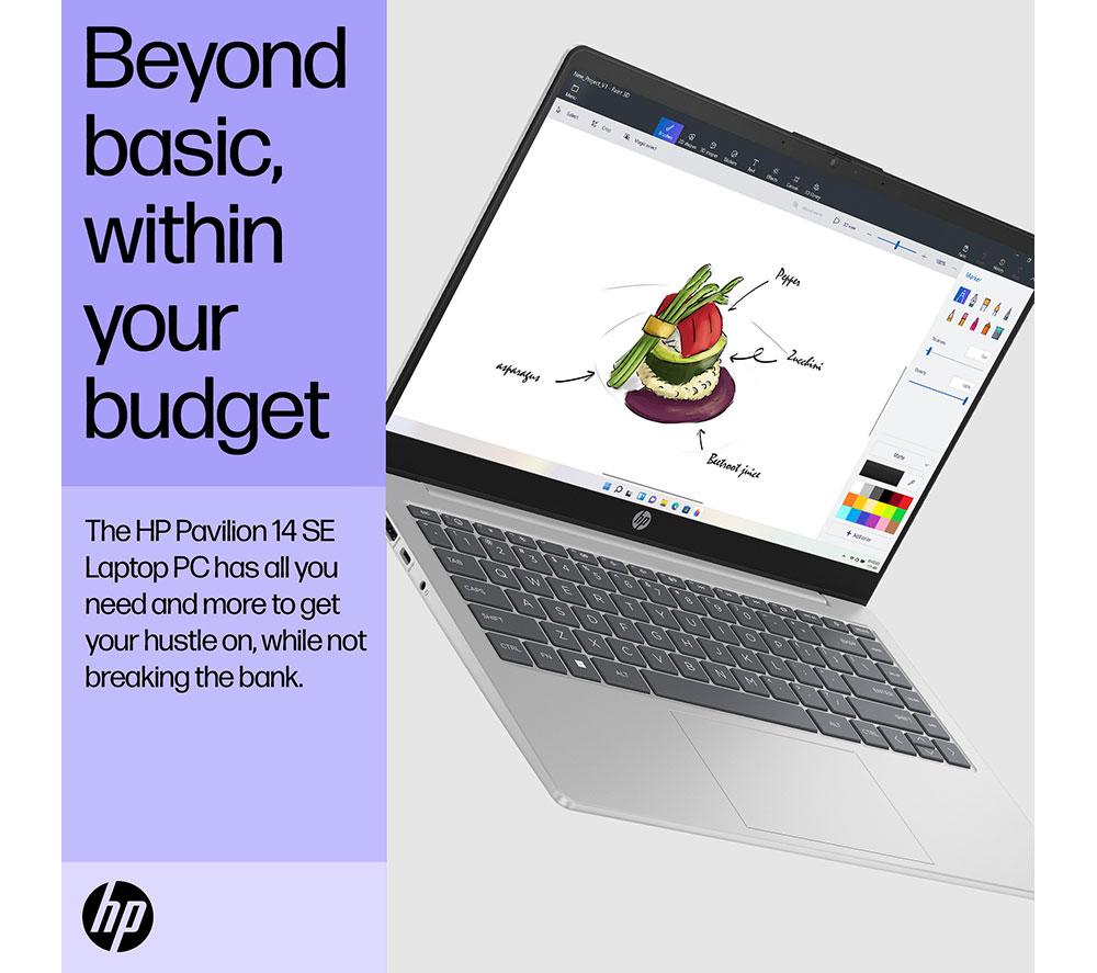 HP Pavilion SE 14-ep0532sa 14" Laptop - Intel&reg; Core&trade; i7, 512 GB SSD, Silver image number 11 of 21