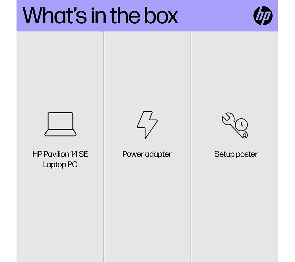 HP Pavilion SE 14-ep0532sa 14" Laptop - Intel&reg; Core&trade; i7, 512 GB SSD, Silver image number 13 of 21