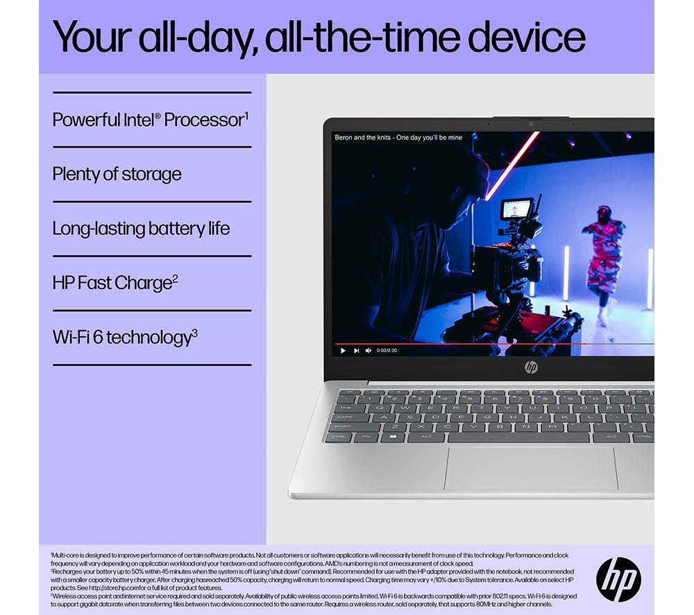 HP Pavilion SE 14-ep0530sa 14" Laptop - Intel&reg; Core&trade; i3, 128 GB UFS, Natural Silver image number 5 of 21
