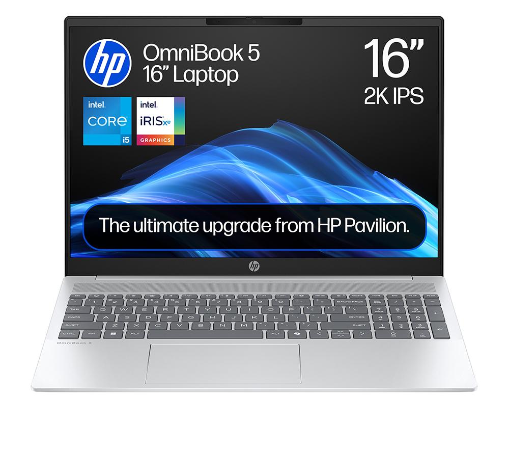 HP OmniBook 5 16inch Laptop - Intel®Core  i5, 512 GB SSD, Silver