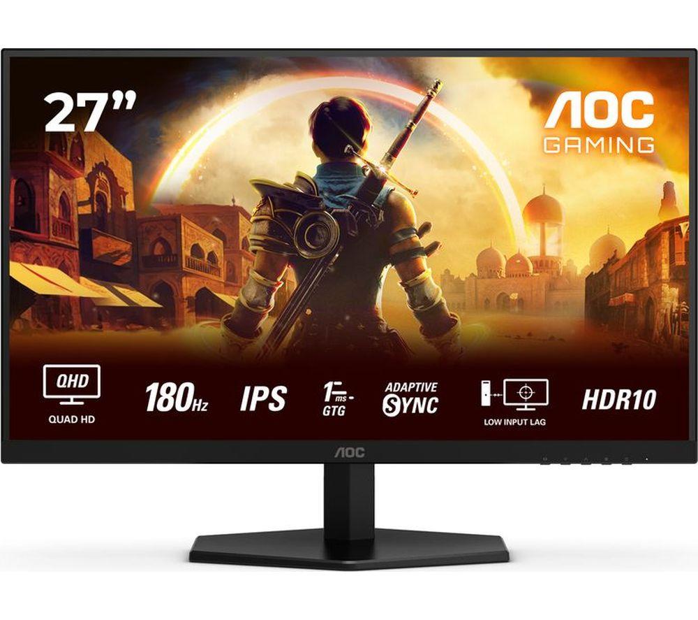 AOC Q27G42XE Quad HD 27" IPS LCD Gaming Monitor - Black