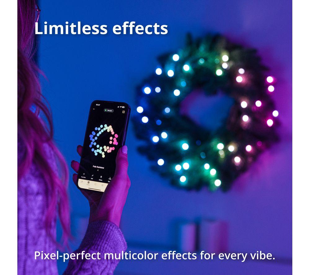 TWINKLY Pre-Lit Smart LED Wreath - 50 LEDs image number 7 of 12
