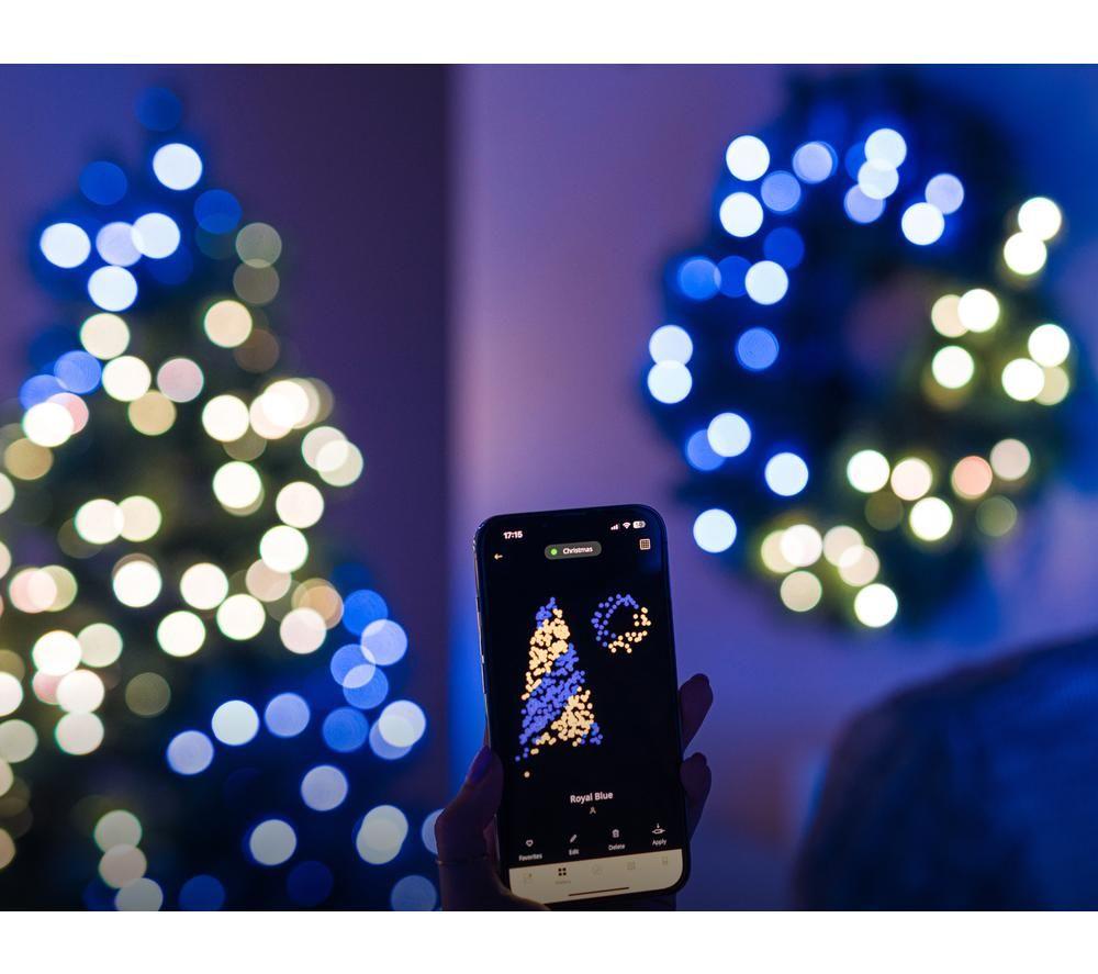 TWINKLY Pre-Lit Smart LED Wreath - 50 LEDs image number 8 of 12