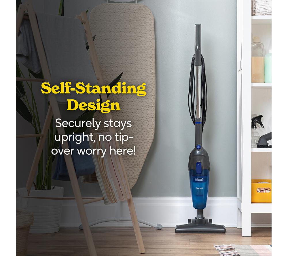 RUSSELL HOBBS Zoom RHSV1002 Handheld Vacuum Cleaner - Blue & Grey image number 6 of 17