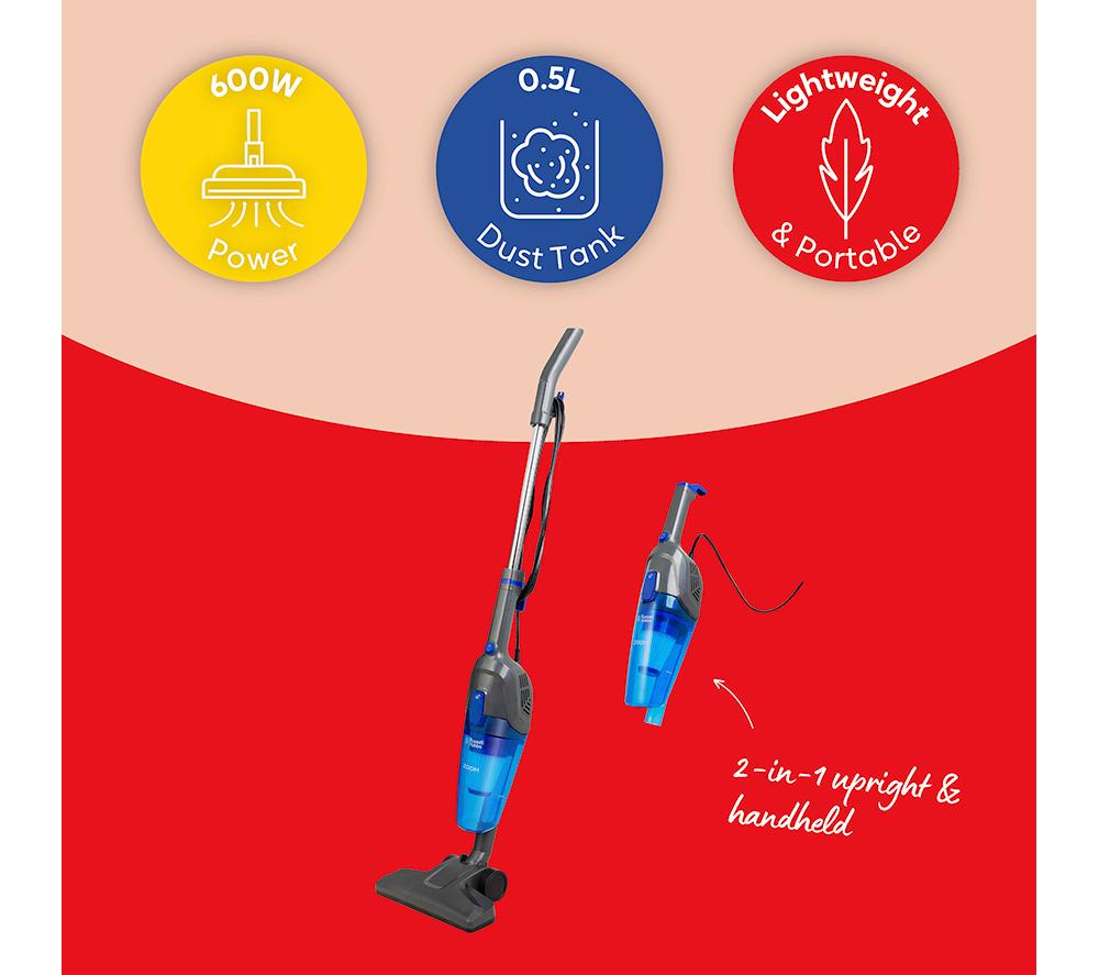 RUSSELL HOBBS Zoom RHSV1002 Handheld Vacuum Cleaner - Blue & Grey image number 17 of 17