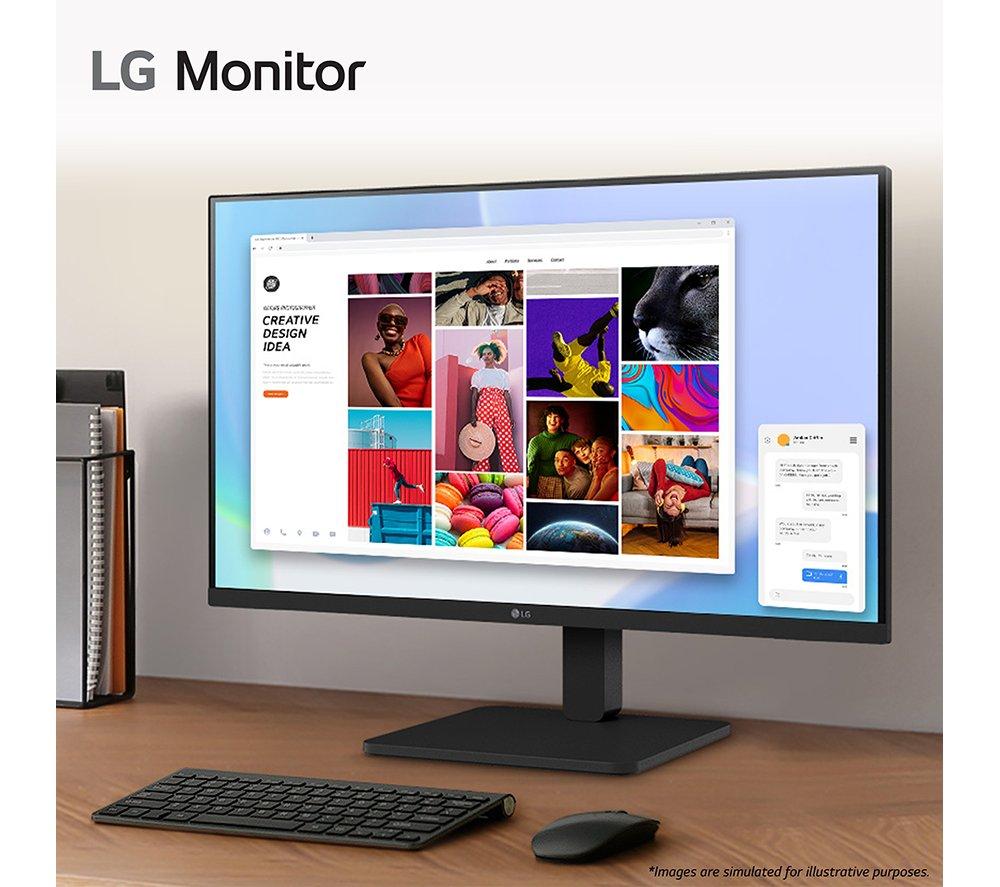 LG 24BA450-B Full HD 24" LED Monitor - Black image number 11 of 11