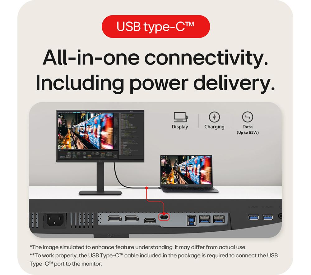 Buy LG 24BA650-B.AEK Full HD 24