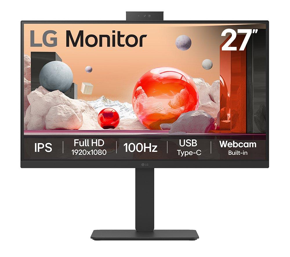 Lg 27Ba850-B.aek Full Hd 27" Ips Monitor - Black, Black