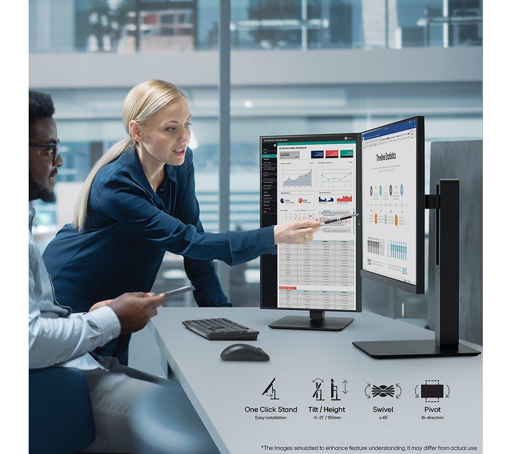 LG 27BA850-B.AEK Full HD 27" IPS Monitor - Black image number 3 of 13
