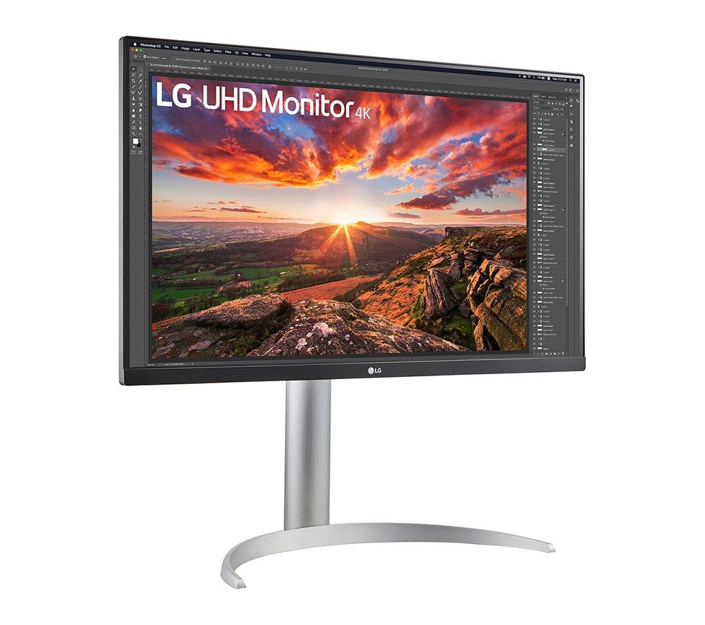 LG 27UP850K-W.AEK 4K Ultra HD 27" LED Monitor - Black & Silver image number 5 of 31