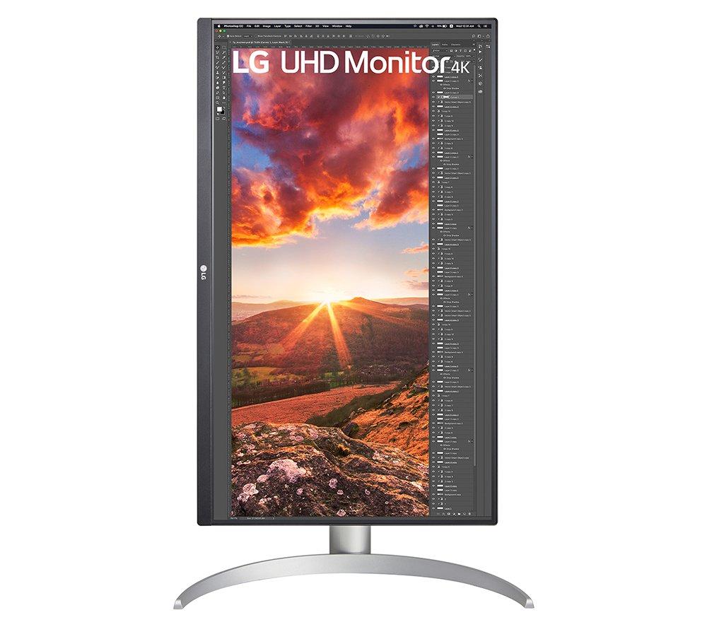 LG 27UP850K-W.AEK 4K Ultra HD 27" LED Monitor - Black & Silver image number 7 of 31