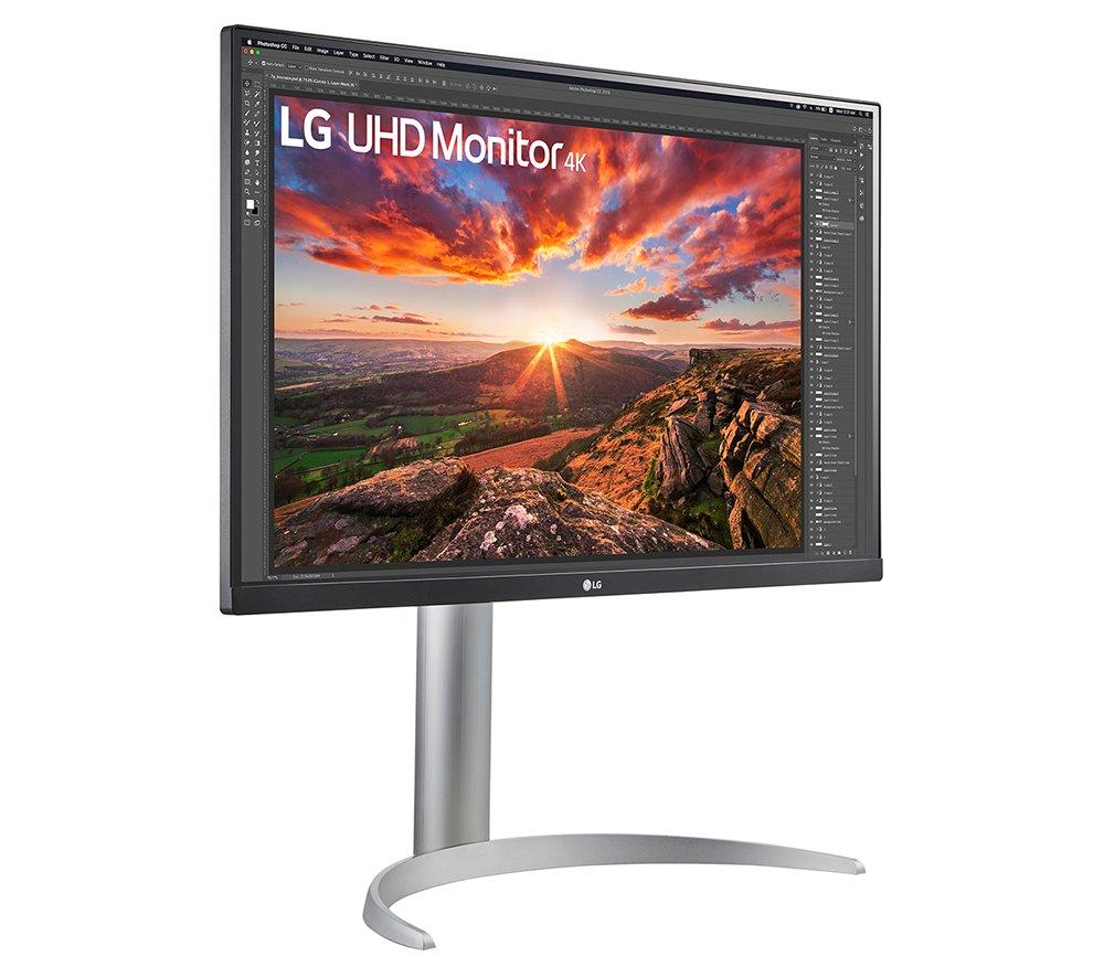 LG 27UP850K-W.AEK 4K Ultra HD 27" LED Monitor - Black & Silver image number 10 of 31