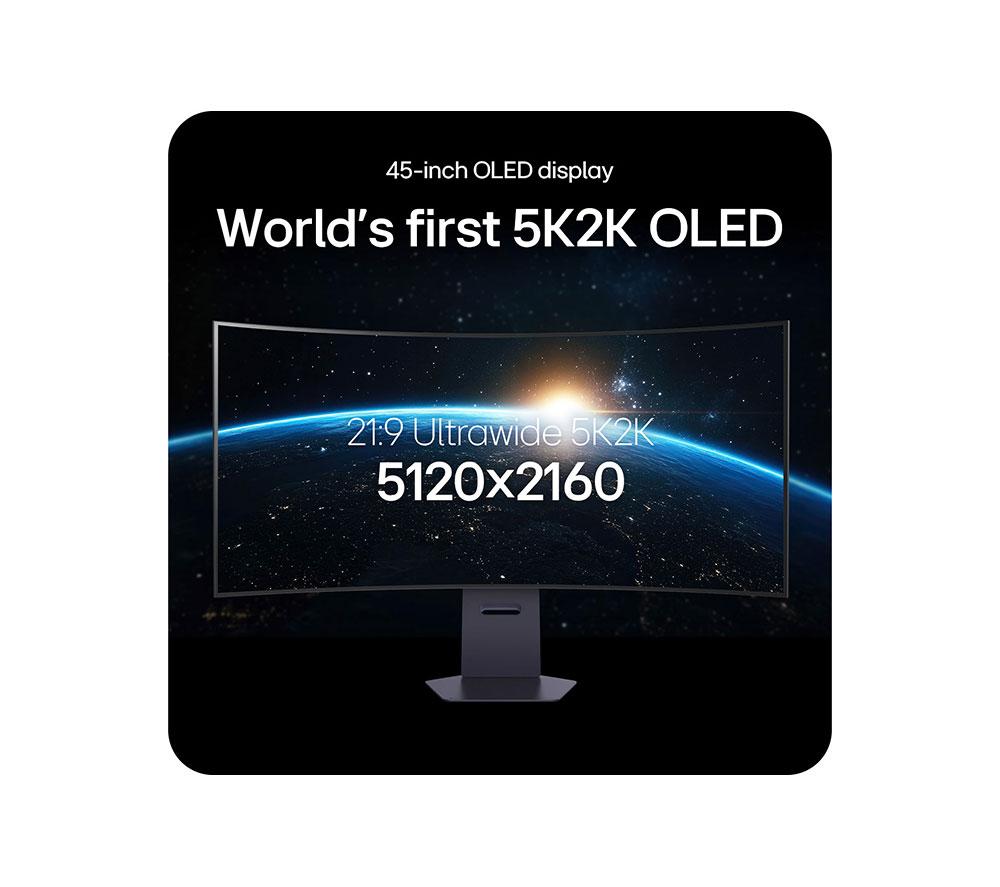 LG LG UltraGear GX9 45GX950A-B.AEK 5K2K 45" Curved Dual-Mode WOLED Gaming Monitor - Black image number 2 of 23