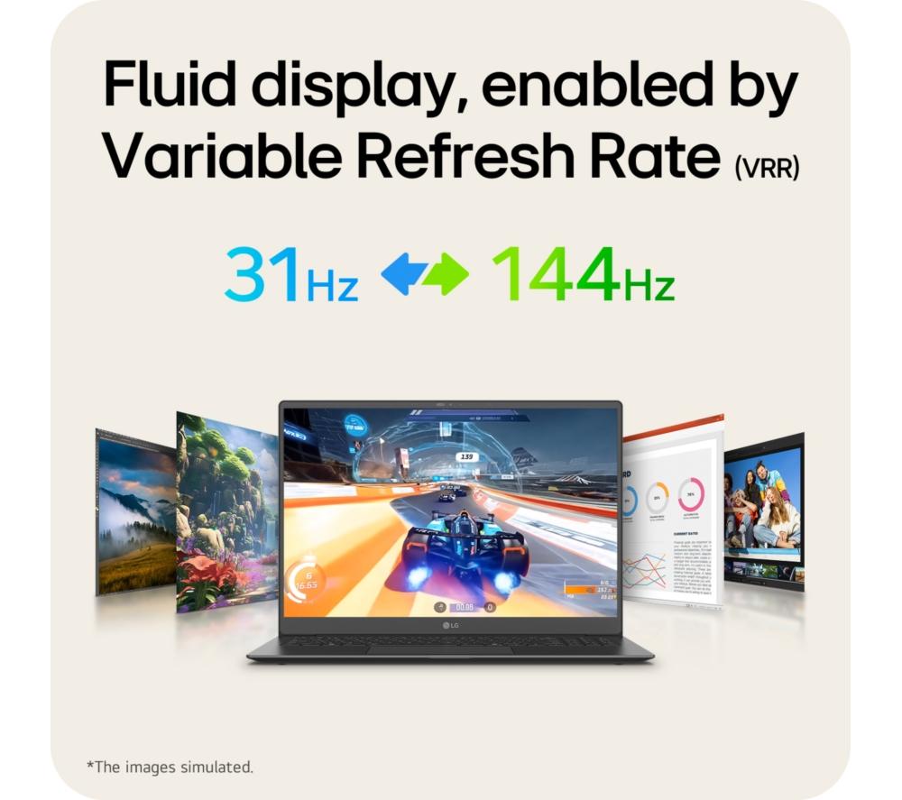LG gram Pro 16Z90TS-G.AU89A1 16" Laptop, Copilot+ PC - Intel&reg; Core&trade; Ultra 7, 1 TB SSD, Grey image number 9 of 15